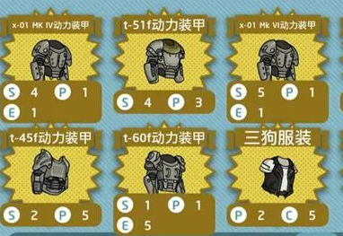 辐射避难所套装选择哪个