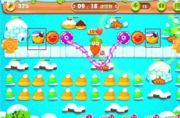 保卫萝卜2第66关怎么过
