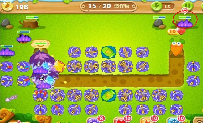 保卫萝卜2挑战模式23关怎么过