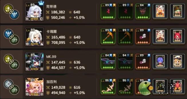 坎公骑冠剑前期阵容怎么搭配