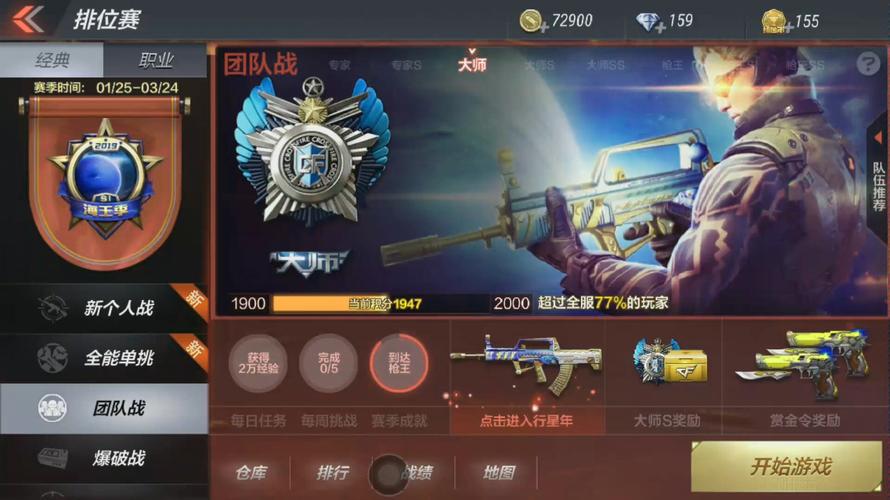 穿越火线手游专家之后是什么段位