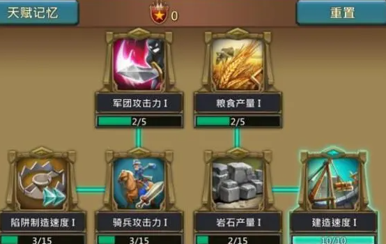 王国纪元天赋怎么配置
