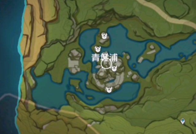 原神青墟蒲宝箱在哪