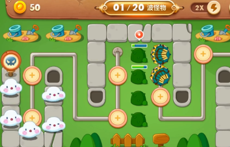 保卫萝卜3公园52关怎么过