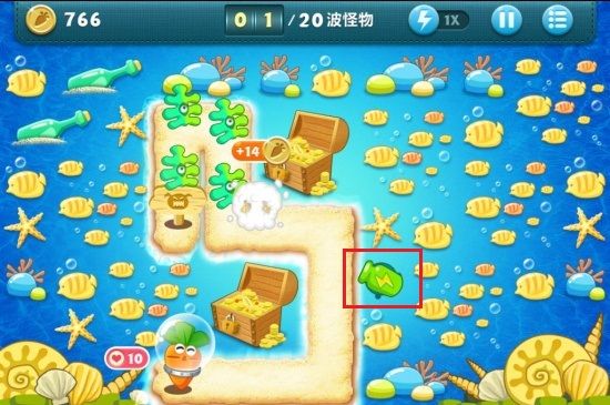 保卫萝卜深海模式14怎么过