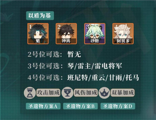 原神魈阵容怎么搭配