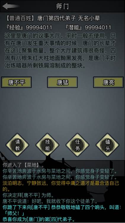 放置江湖怎么看武功好坏