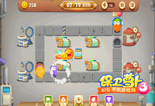 保卫萝卜3第13关怎么过