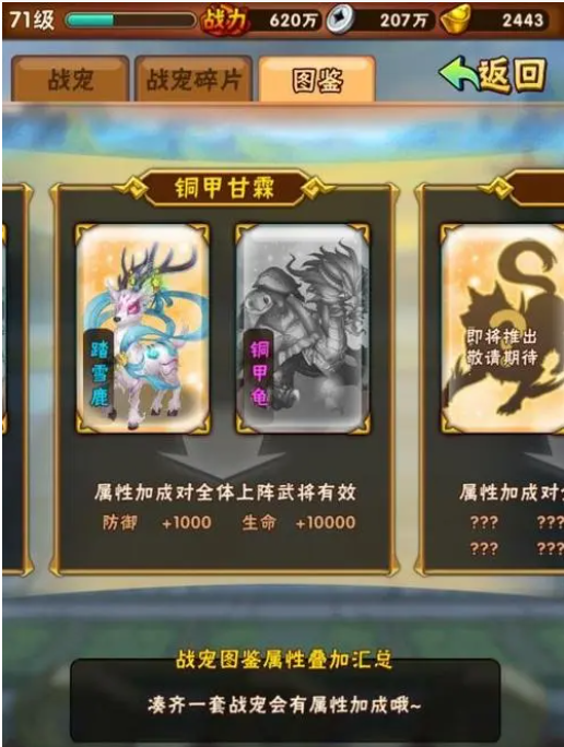 少年三国志主角带什么宠物