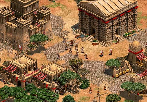 帝国时代2石墙怎么建
