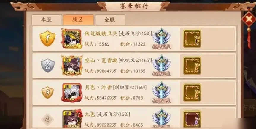 少年三国志礼包里面有什么