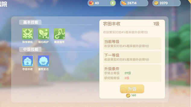 摩尔庄园研究等级怎么提升