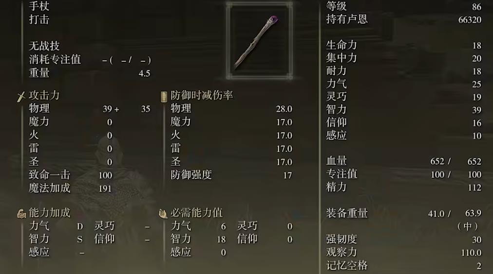 艾尔登法环前中期选什么法杖