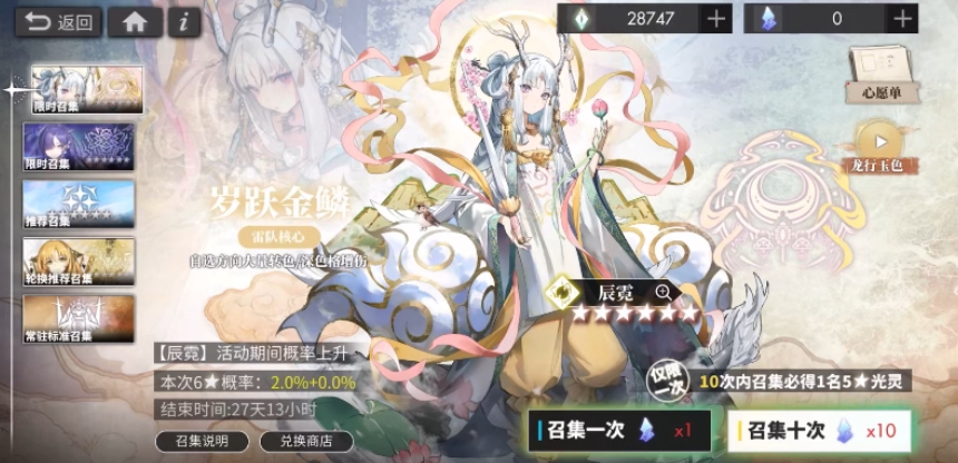 白夜极光辰霓有哪些技能