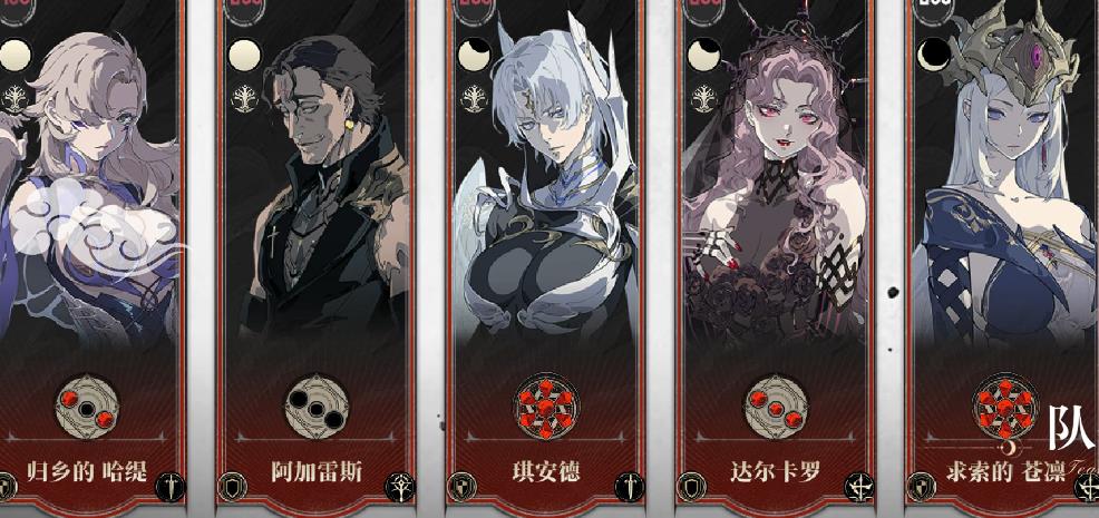 银与绯达尔卡罗怎么配队