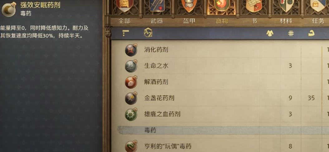 天国拯救2毒药与火药有哪些
