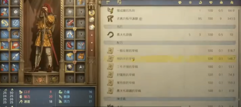 天國拯救2基础属性如何提升