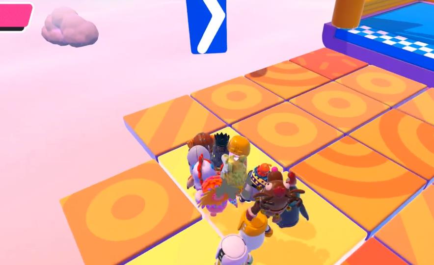 糖豆人垫垫脚尖怎么过