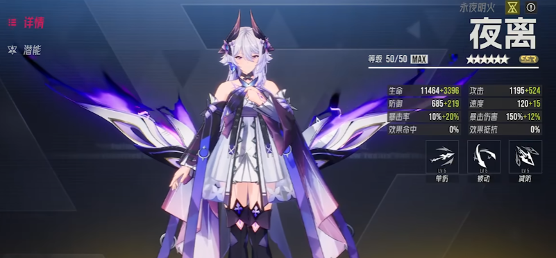 伊瑟夜离强度怎么样