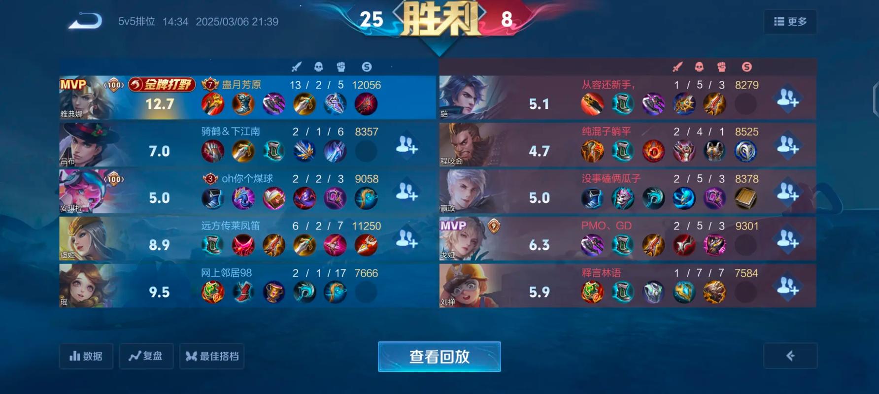王者荣耀雅典娜铭文怎么搭配