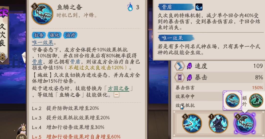 阴阳师久次良强度怎么样