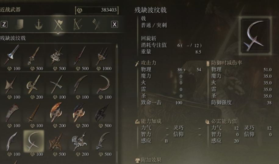 艾尔登法环有哪些属性