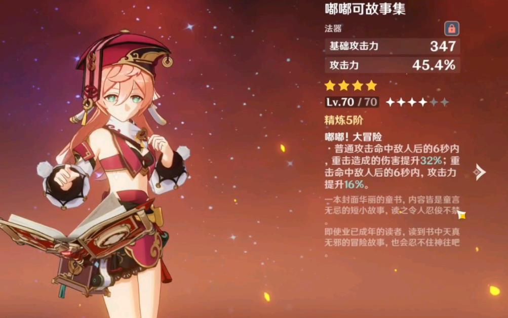 原神嘟嘟可故事集适配哪些角色
