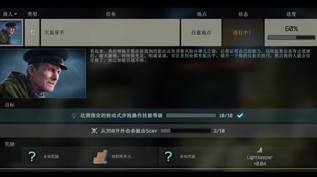 逃离塔科夫商人有什么作用