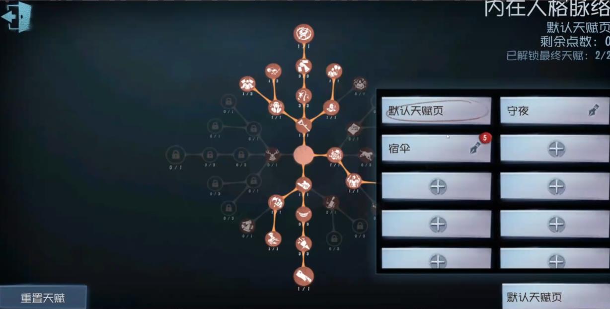 第五人格守夜人天赋怎么点