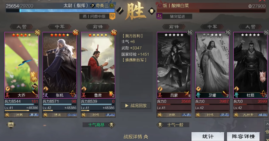 率土之滨大张鲁队伍如何配置
