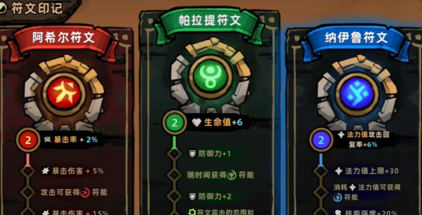 失落城堡2符文怎么配