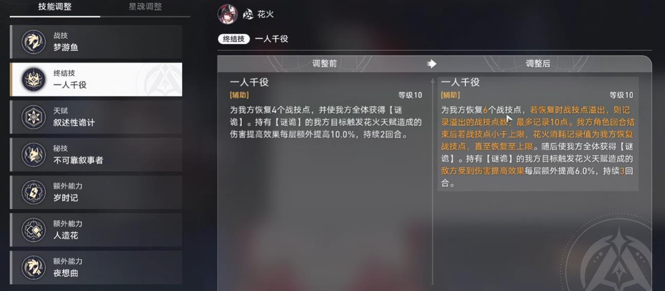 崩坏星穹铁道黑天鹅和花火加强了什么