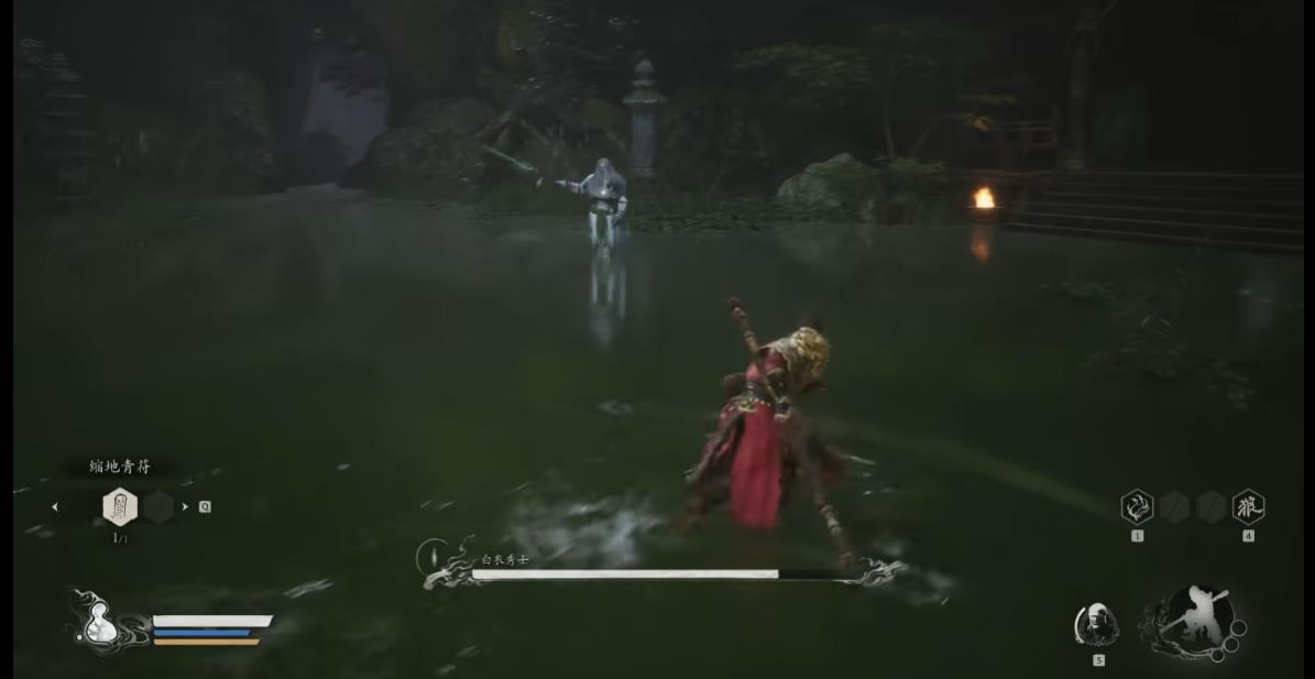 黑神话悟空白衣秀士怎么打