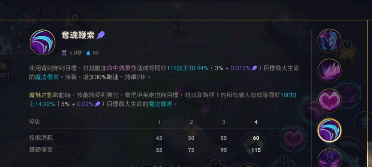 英雄联盟手游伊芙琳技能玩法是什么