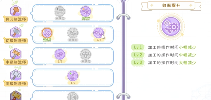 星砂岛制造师职业怎么加点