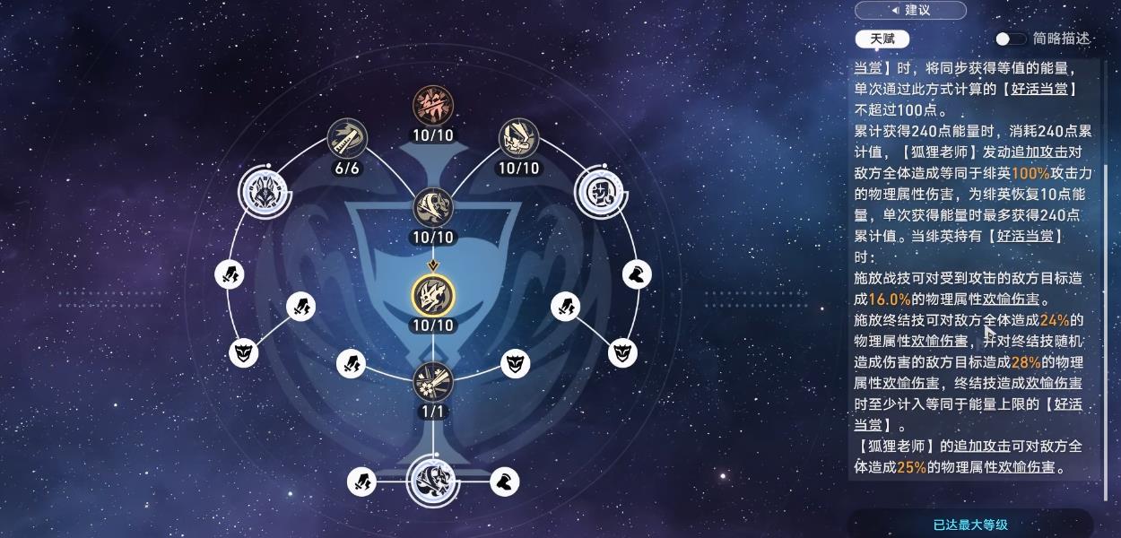 崩坏星穹铁道绯英毕业面板要达到多少 崩坏星穹铁道绯英毕业面板要达到多少