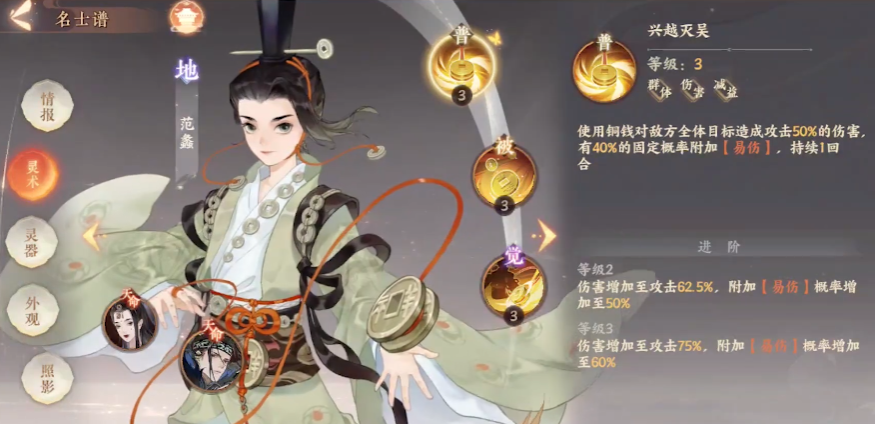 忘川风华录范蠡怎么样 忘川风华录范蠡怎么样