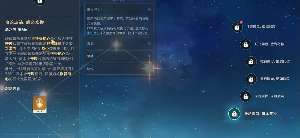 原神洛恩命座有什么用 原神洛恩命座有什么用