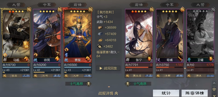 率土之滨马超队伍如何构建