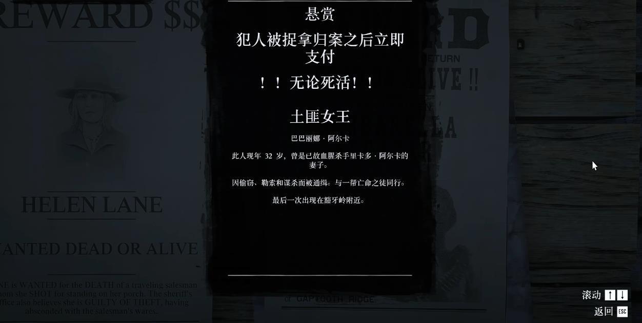 荒野大镖客2土匪女王巴巴丽娜怎么抓 荒野大镖客2土匪女王巴巴丽娜怎么抓