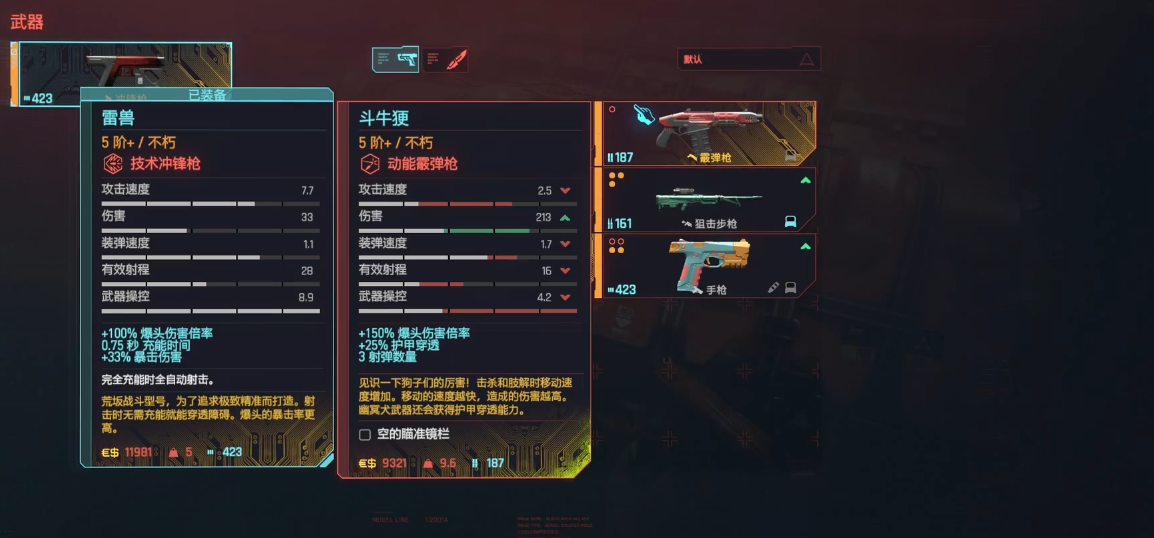 赛博朋克2077斗牛㹴武器怎么样 赛博朋克2077斗牛㹴武器怎么样